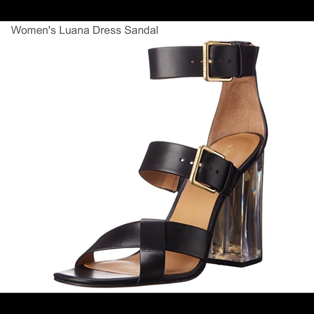 Calvin Klein Lucite heel